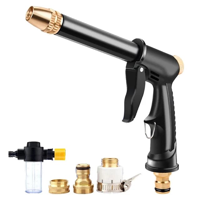 High Pressure Water Gun for Car Washing Garden Watering Hose Nozzle Sprinkler