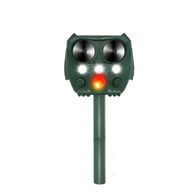 Ultrasonic Raccoon Repeller -Solar Powered-Get Rid of Raccoon in 48 Hours