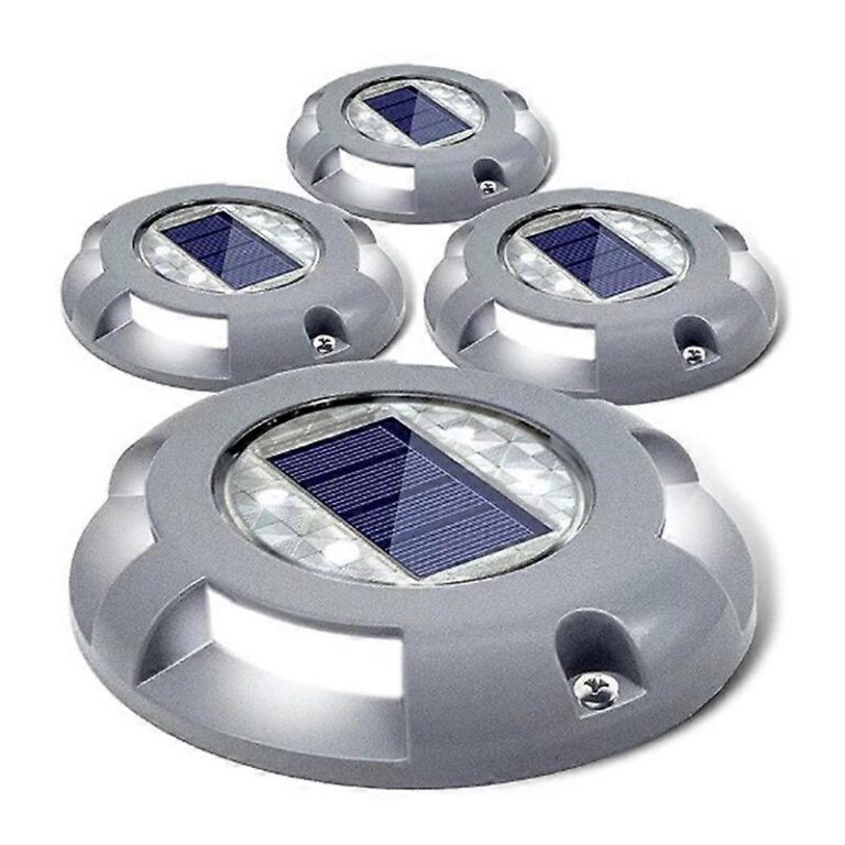 Led Solar Ground Lights Garden Stair Deck Lights Waterproof In-Ground Lamp