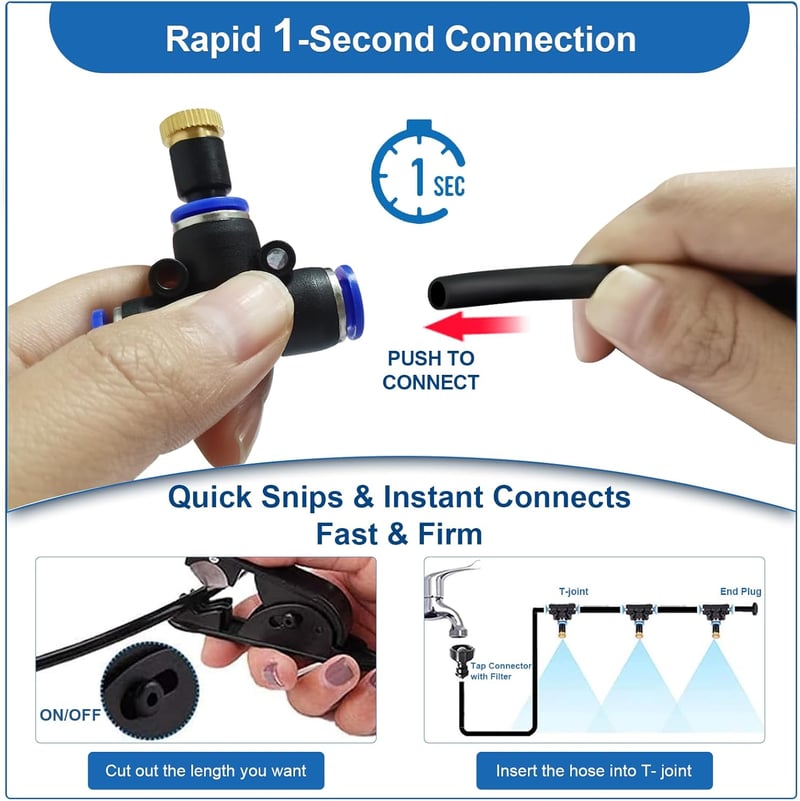 360° Curved Garden Automatic Irrigation System
