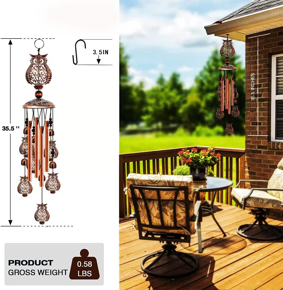 Owl Wind Chimes for Outside