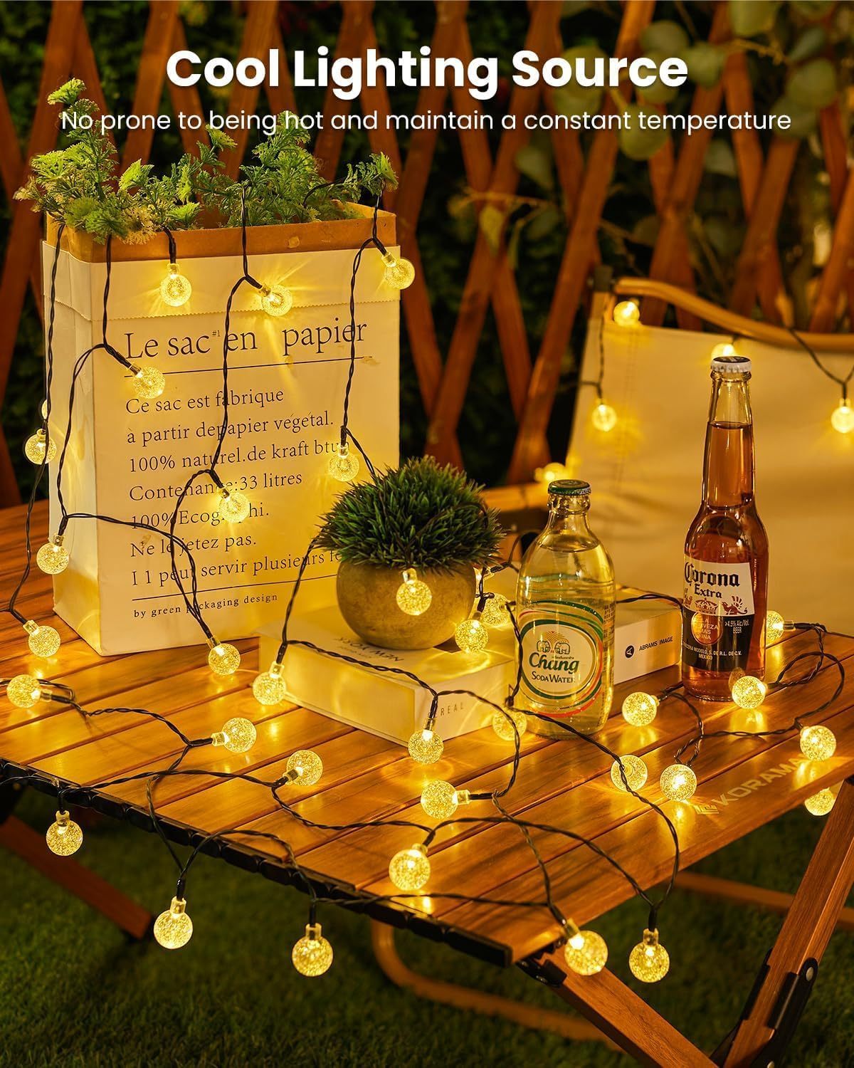 LED Solar String Lights