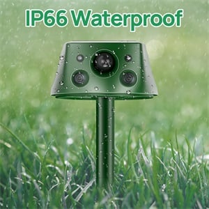 Ultrasonic Animal Repellent, 360° Animal Repellent Outdoor,Solar Animal Repeller Outdoor