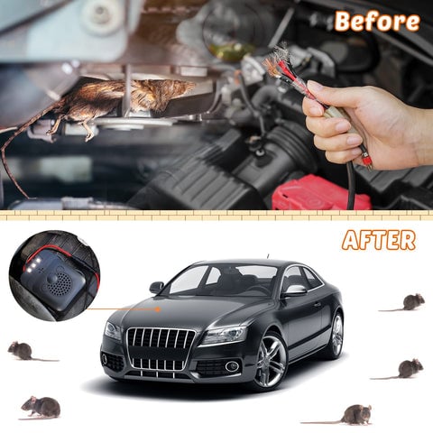 Under Hood Animal Repeller Ultrasonic Mouse Repeller Rat Repellent