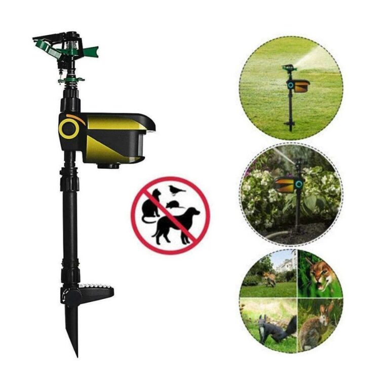 Solar Powered Motion Activated Animal Repeller Upgraded Version