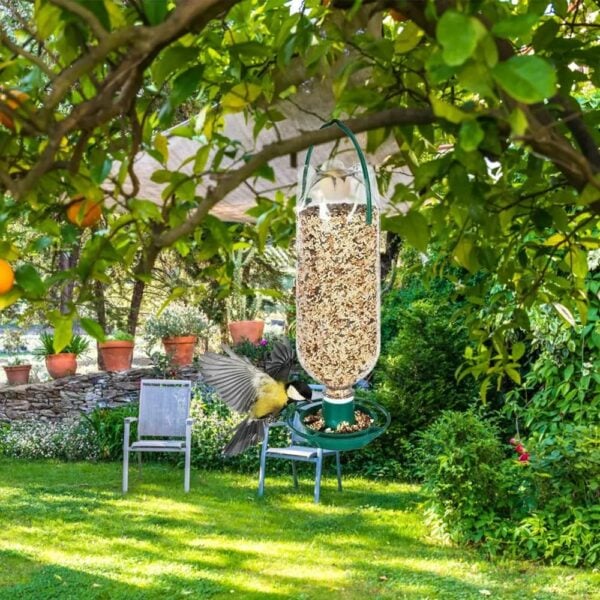 Automatic Hanging Bird Feeder For Garden
