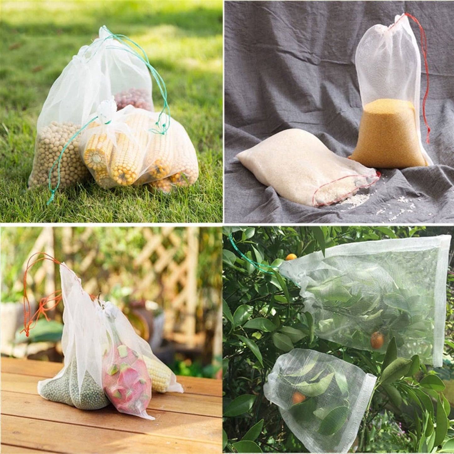 Fruit Vegetable Insect Proof Mesh Bag