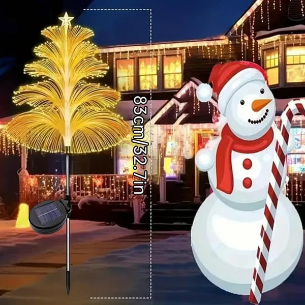 Seven Colors Gradient Solar Christmas Tree Lights