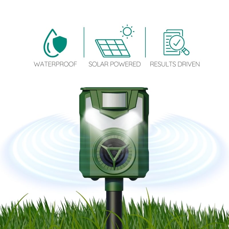 Upgraded Version Smart Infrared Solar Repeller