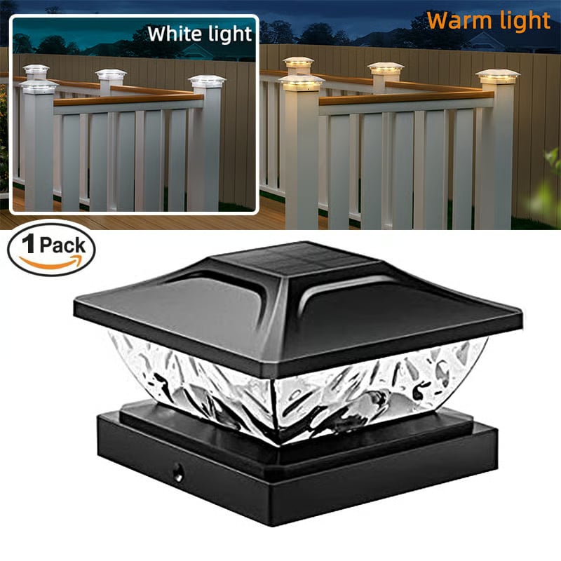 Solar Post Cap Lights Outdoor