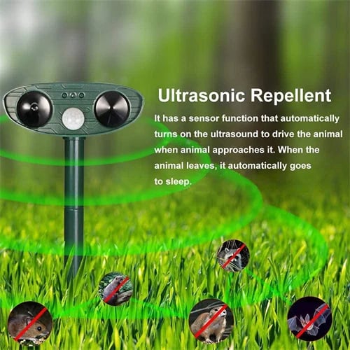 Ultrasonic Fox Repeller Solar Powered