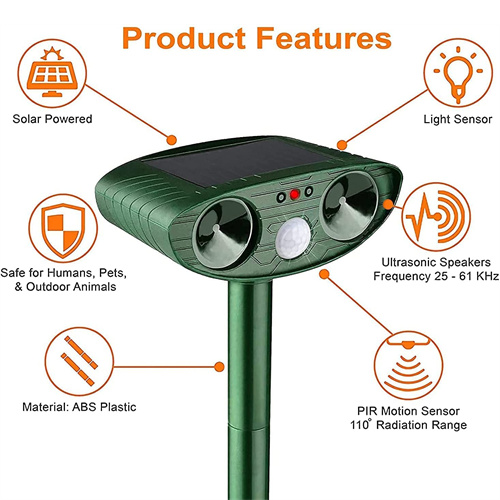 Ultrasonic Fox Repeller Solar Powered