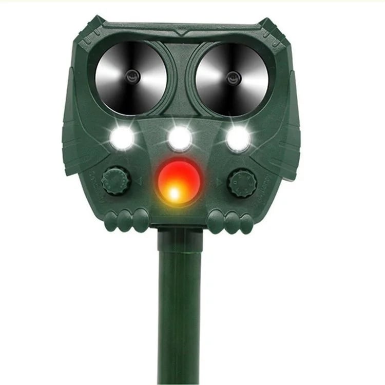 Ultrasonic Raccoon Repeller -Solar Powered-Get Rid of Raccoon in 48 Hours