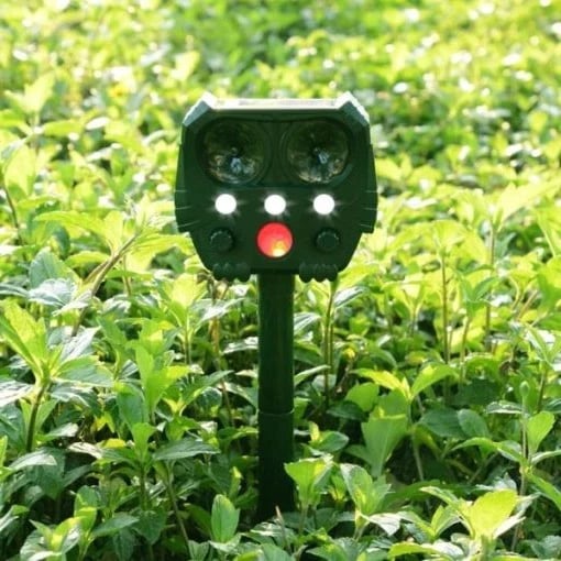 Ultrasonic Solar Snake Repeller | Motion-Activated, Waterproof & USB Rechargeable Pest Control for Yard, Garden or Farm