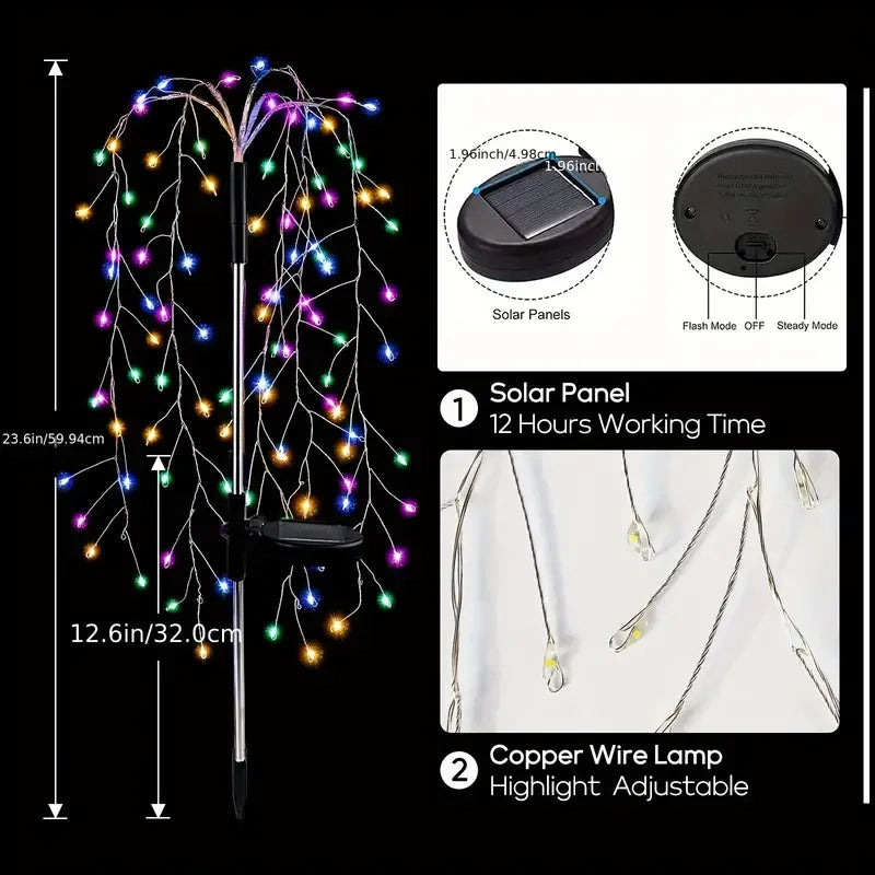 Waterproof Solar Garden Lights Outdoor Decor