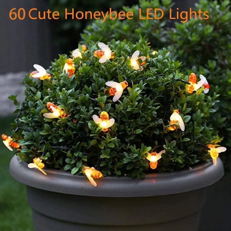 Solar LED Bee String Lights
