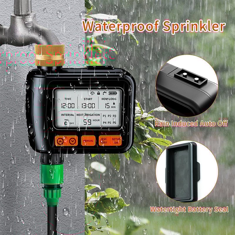 Large LCD Display Water Timer for Garden House