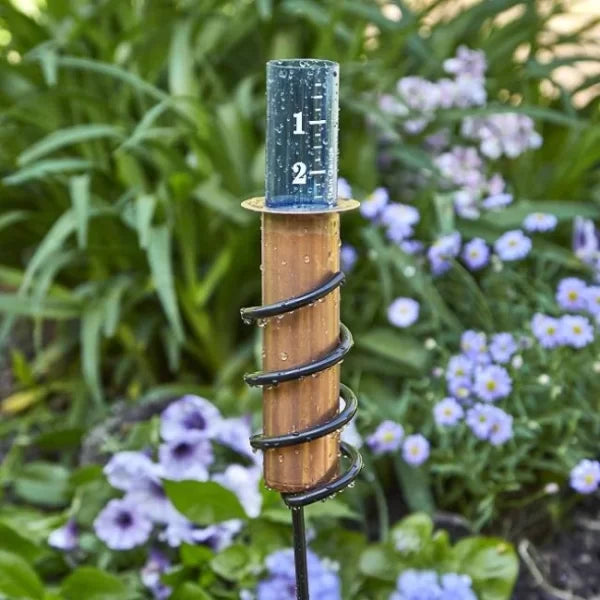 Coolest Copper Rain Gauge Accurate Floating Rain Gauge for Lawn Garden and Landscape